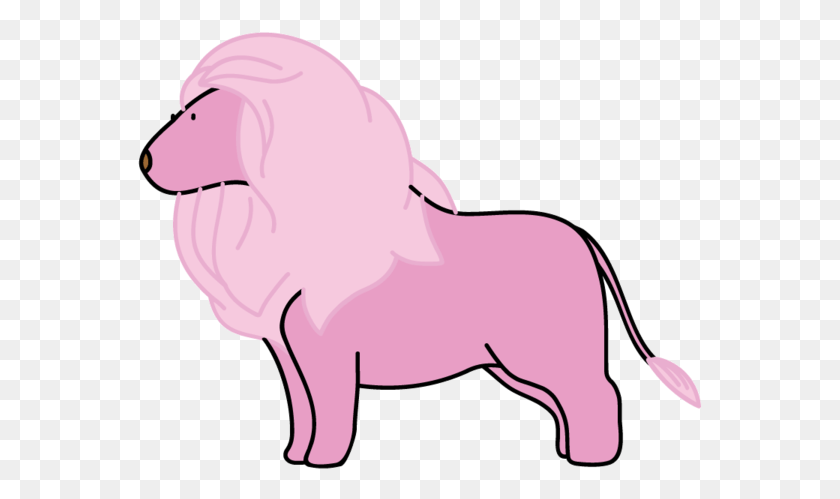 565x439 Розовый Лев Двойник Из Вселенной Стивена Инвалидная Коляска, Млекопитающее, Животное, Свинья Png Скачать