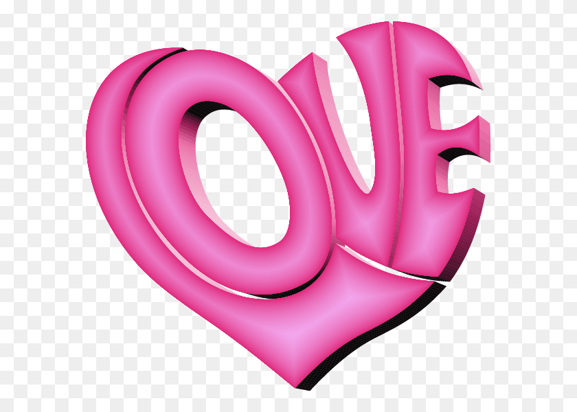 591x540 Розовое Сердце Любви Изображение Символ Любви Изображения, Лента, Текст, Сердце Hd Png Скачать