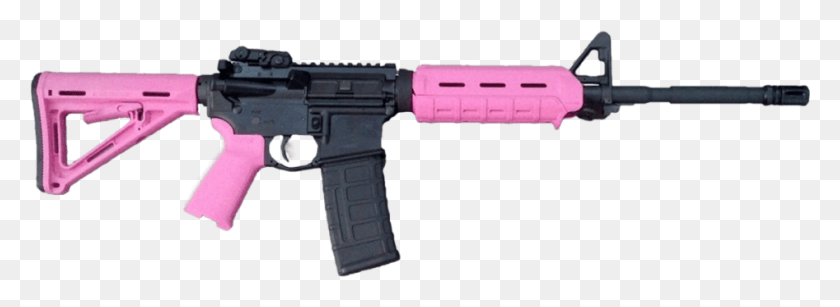 947x301 Pink M4 Ar, Gun, Arma, Armas Hd Png