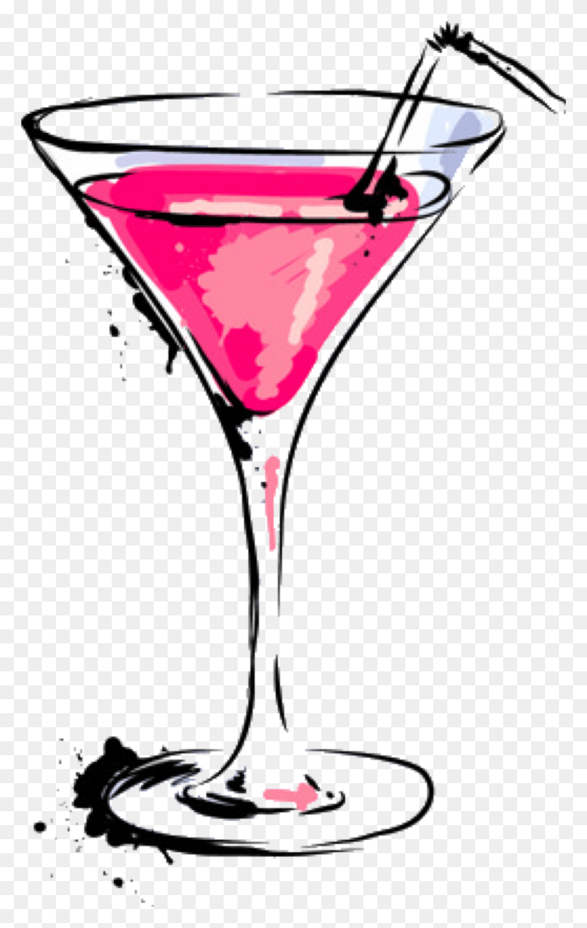 3065x4980 Pink Martini Glass Clipart, Cocktail, Alcohol, Beverage HD PNG Download