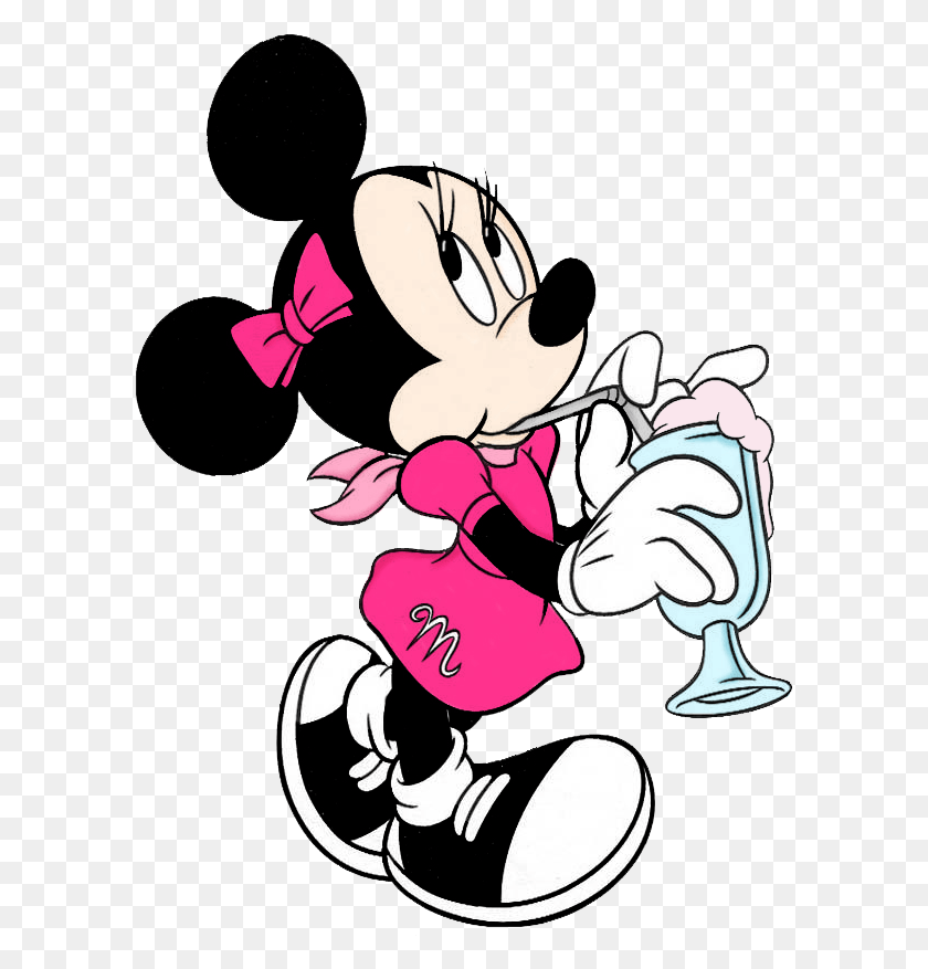 596x817 Pink Minnie Mouse Minnie Mouse Coloring Pages, Graphics, Book HD PNG Download