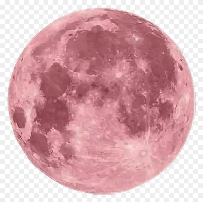 1024x1021 Pink Moon Aesthetic Bloodmoon Transparent Tumblr Overlays Moon, Nature, Outdoors, Outer Space HD PNG Download