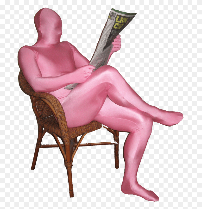 726x809 Pink Morphsuit Morphsuits, Furniture, Clothing, Apparel HD PNG Download