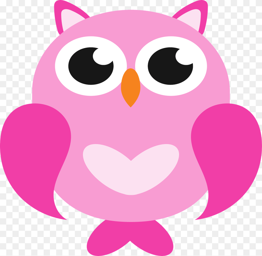 Pink Owl Clipart, Animal, Mammal, Rat, Rodent Transparent PNG