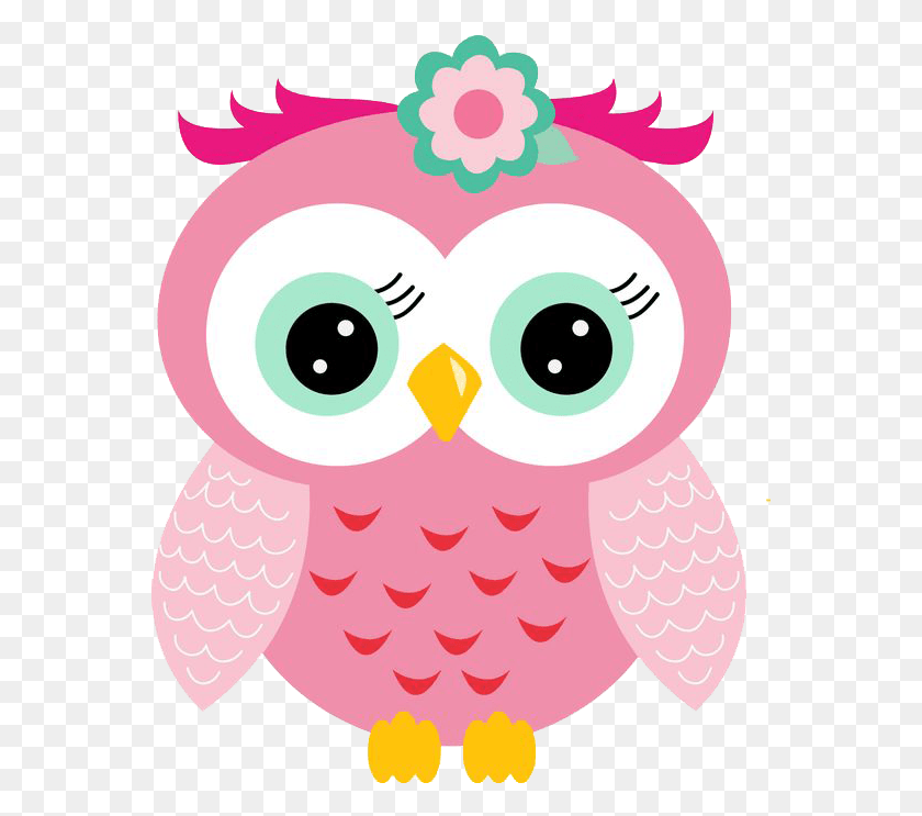 565x683 Pink Owl Infant Cute Babies Cartoon Hand Painted Clipart Coruja Rosa, Graphics, Animal HD PNG Download