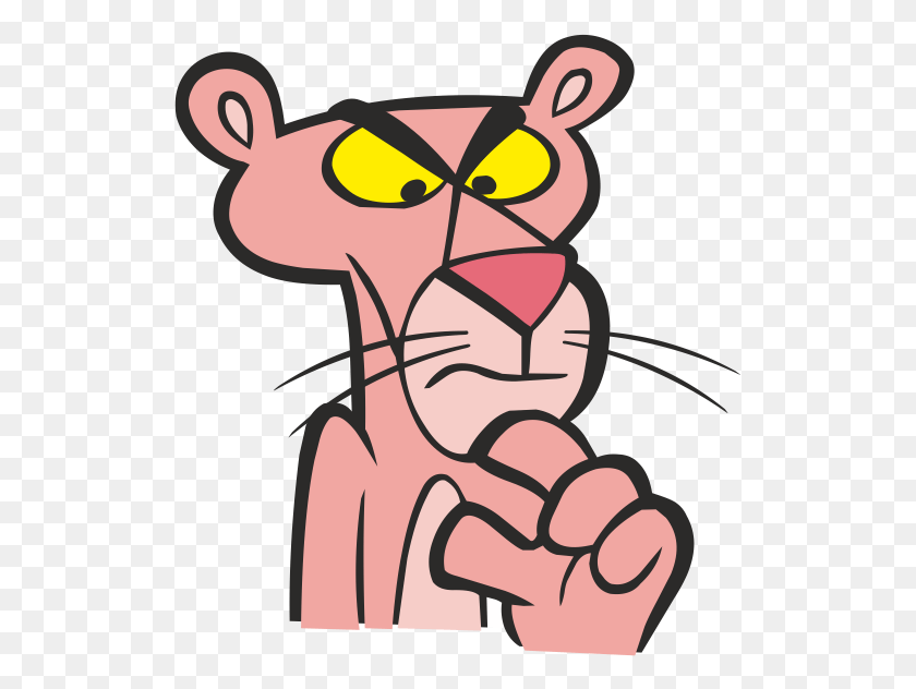 521x572 Pink Panther Quotes Cartoon, Hand, Fist, Animal HD PNG Download