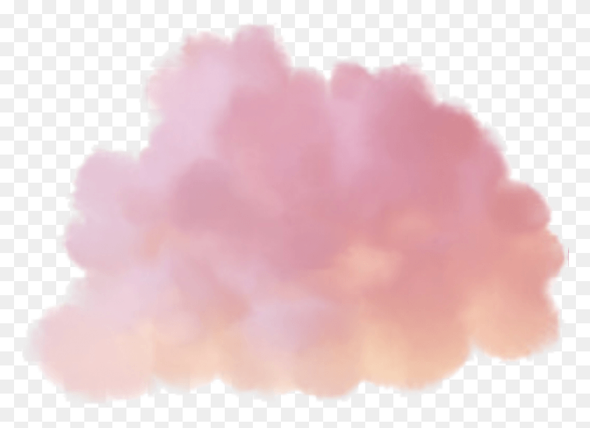 872x614 Pink Pastelpink Pinkcloud Tumblr Cloud Aesthetic Smoke, Nature, Outdoors, Plant HD PNG Download