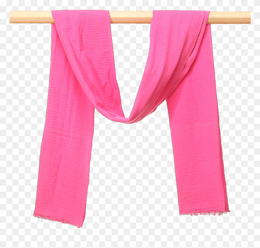 1029x980 Pink Plain Nagada Scarf Scarf, Clothing, Apparel, Underwear HD PNG Download