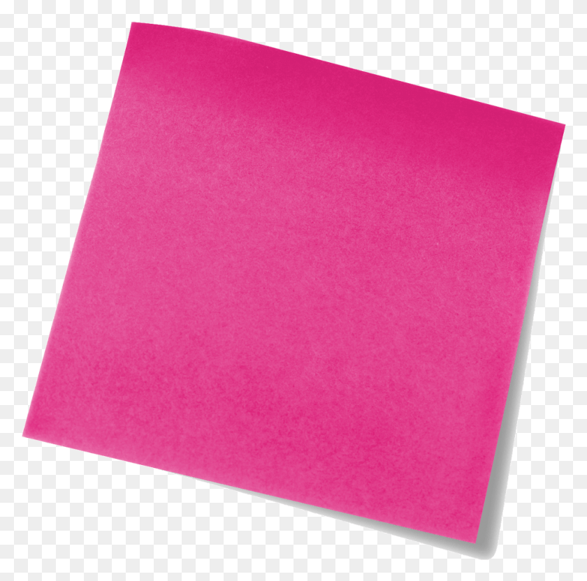 962x953 Розовый Post It Строительная Бумага, Коврик, Ткань, Бумажное Полотенце Hd Png Скачать