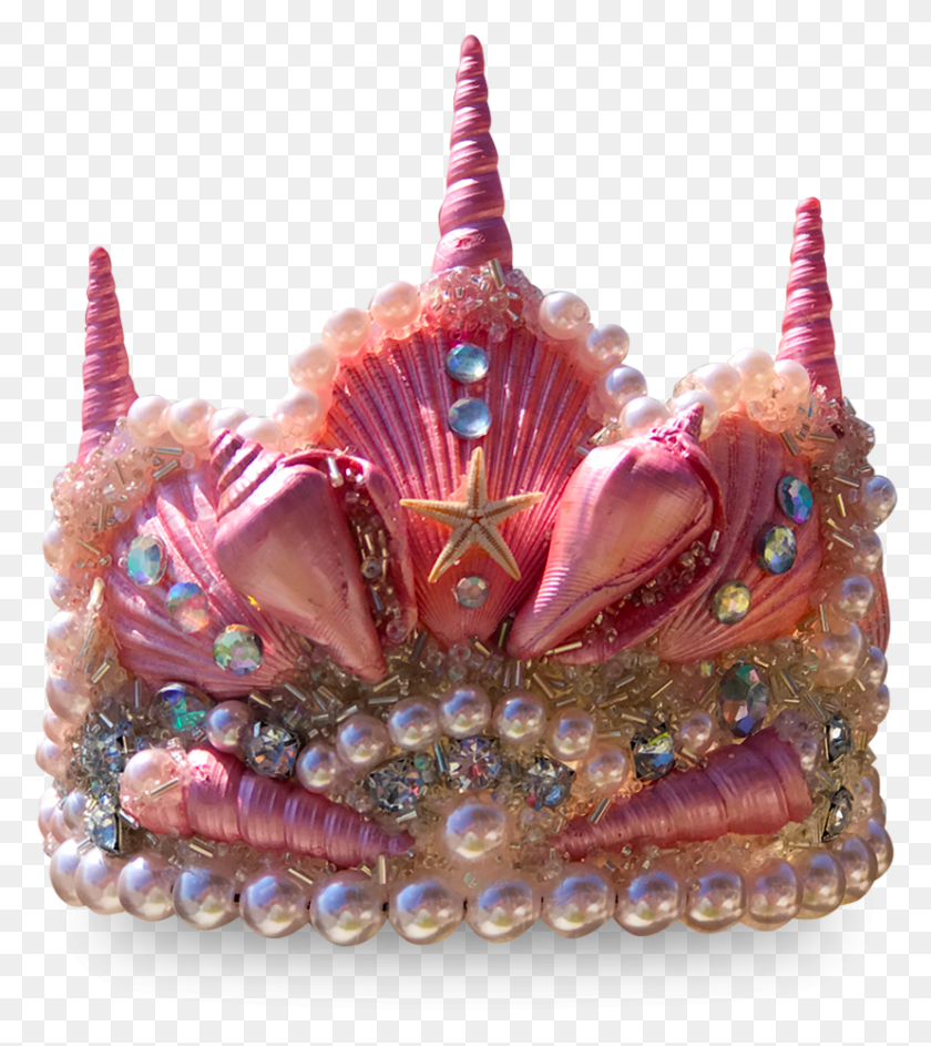 827x937 Розовая Принцесса Корона Из Ракушек Корона Из Ракушек, Аксессуары, Аксессуар, Ювелирные Изделия Png Скачать