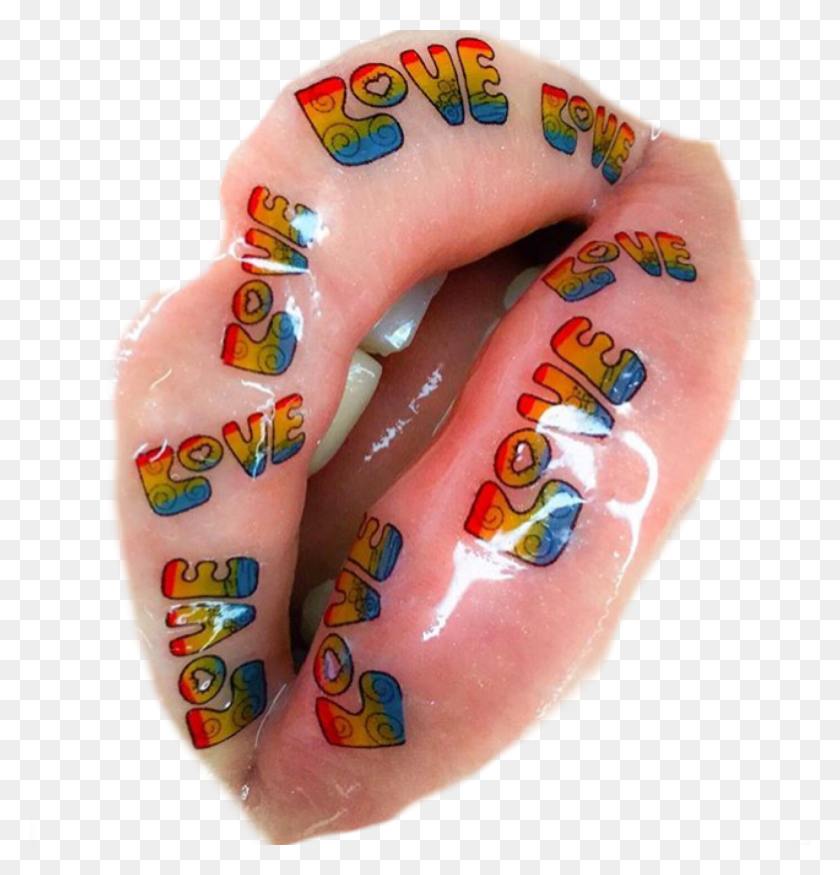 1959x2048 Pink Rainbow Lgbt Love Lips Polyvore Moodboard Filler Estética Moodboard Eye, Tatuaje, Persona, Piel Hd Png