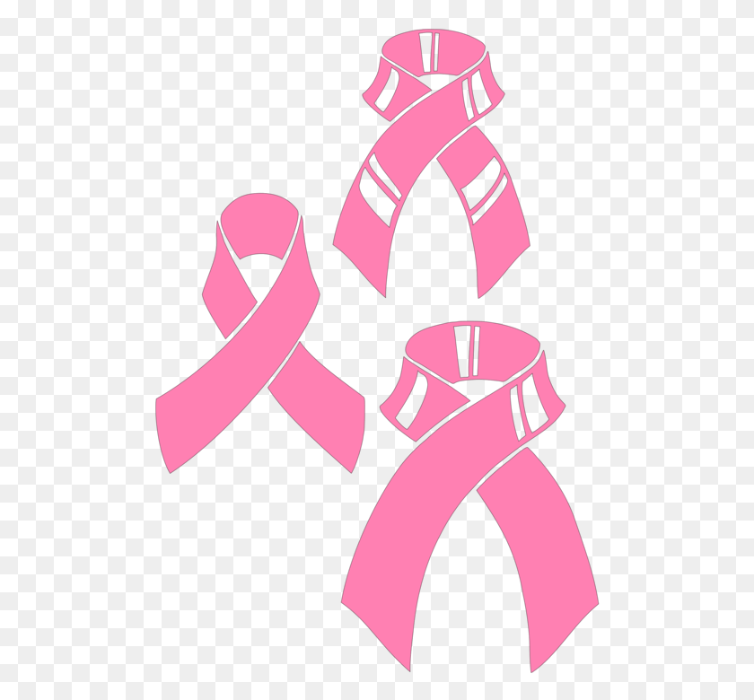 497x720 Pink Ribbon Awareness Ribbon Breast Cancer Free Pink Ribbon Vector, Label, Text, Heart HD PNG Download