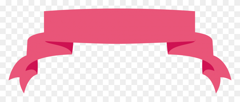 2000x770 Pink Ribbon Clipart At Getdrawings Pink Ribbon Design, Axe, Tool, Text HD PNG Download