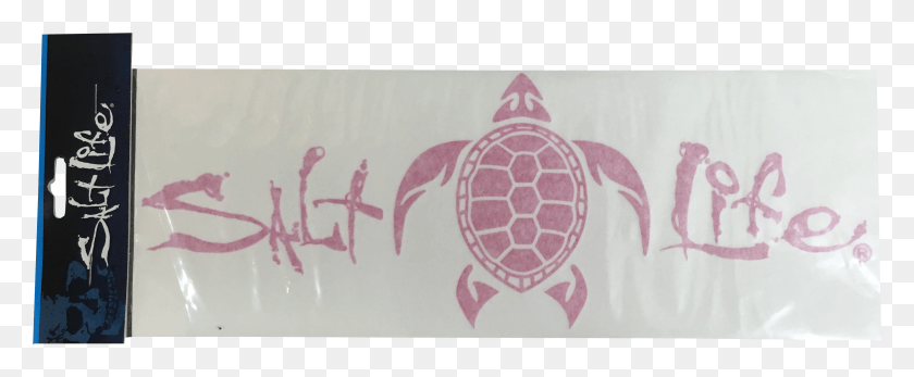 3310x1222 Pink Salt Life Surf Sticker Turtle Decal Salt Life Stickers, Text HD PNG Download