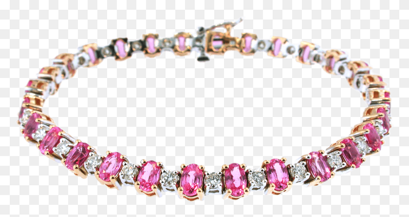 1916x948 Pink Sapphire And Diamond Bracelet Bracelet, Accessories, Accessory, Jewelry HD PNG Download