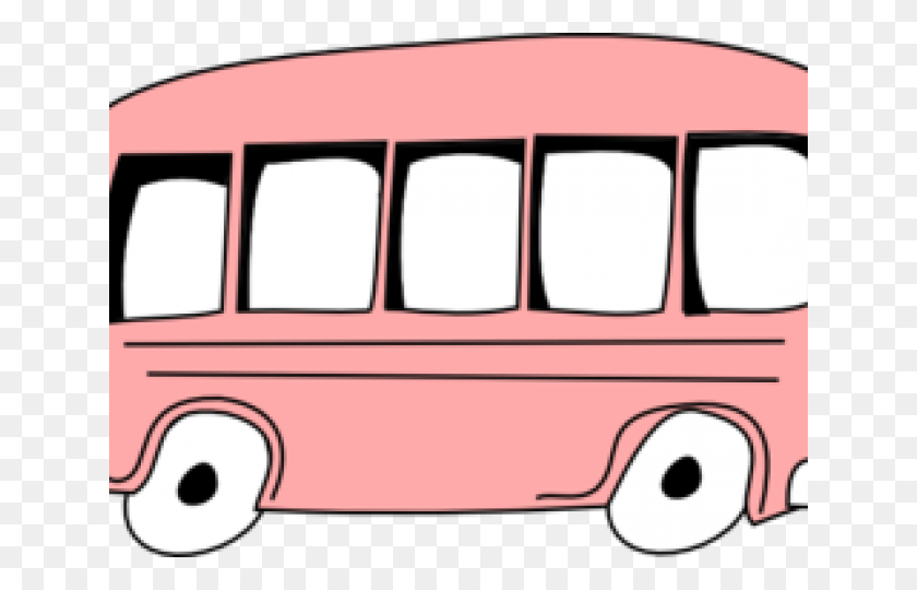 640x480 Розовый Школьный Клипарты Розовый Автобус Картинки, Микроавтобус, Фургон, Автомобиль Hd Png Скачать