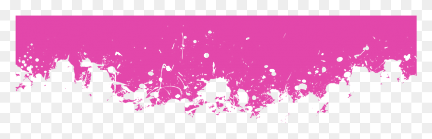 1901x516 Pink Splatter White Ink Splat, Purple, Stain, Pattern HD PNG Download