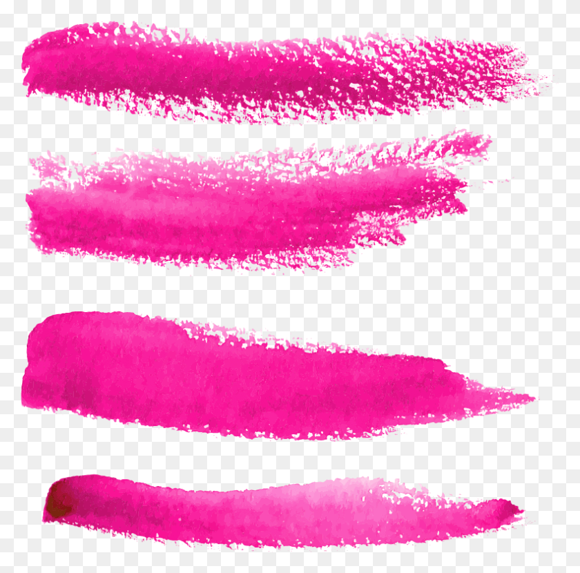 789x779 Pink Stroke Ink Stain Paint Freetoedit Vector Paint Brush Stroke Pink, Purple, Mouth, Lip HD PNG Download
