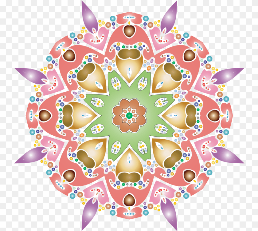 751x751 Pink Symmetry Kaleidoscope Clipart Tessellation, Pattern, Accessories, Art, Floral Design Sticker PNG