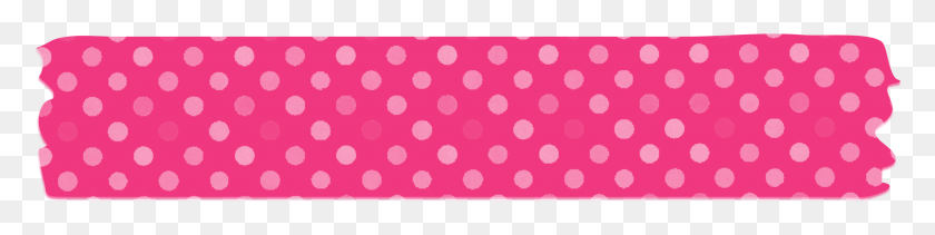 2171x421 Pink Tape White Polka Dot Background, Texture, Rug HD PNG Download