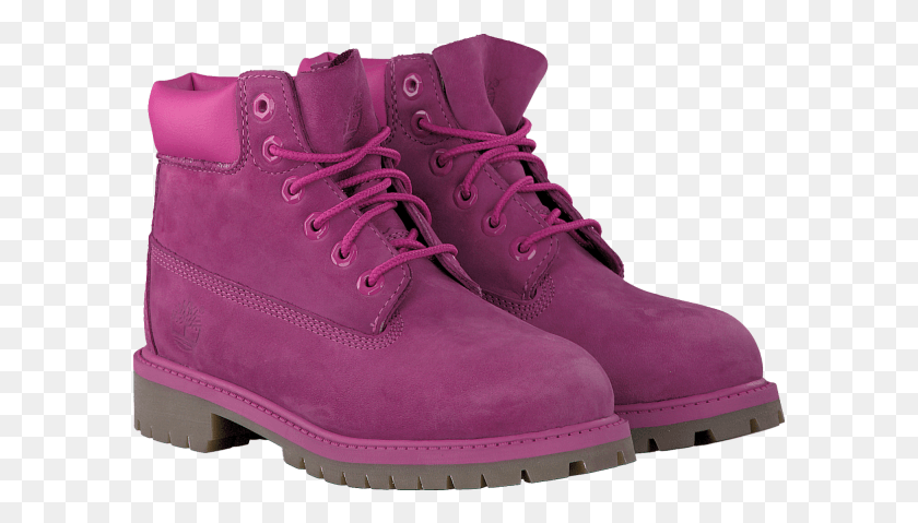 597x419 Pink Timberland Ankle Boots 6in Prm Wp Boot Kids Number Work Boots, Shoe, Footwear, Clothing HD PNG Download