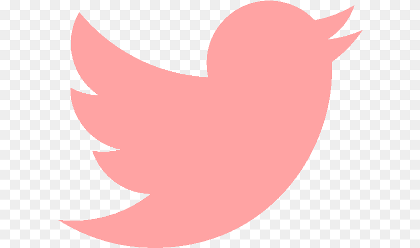 609x497 Pink Twitter Icon Pink Twitter Logo Transparent, Animal, Fish, Sea Life, Shark Sticker PNG