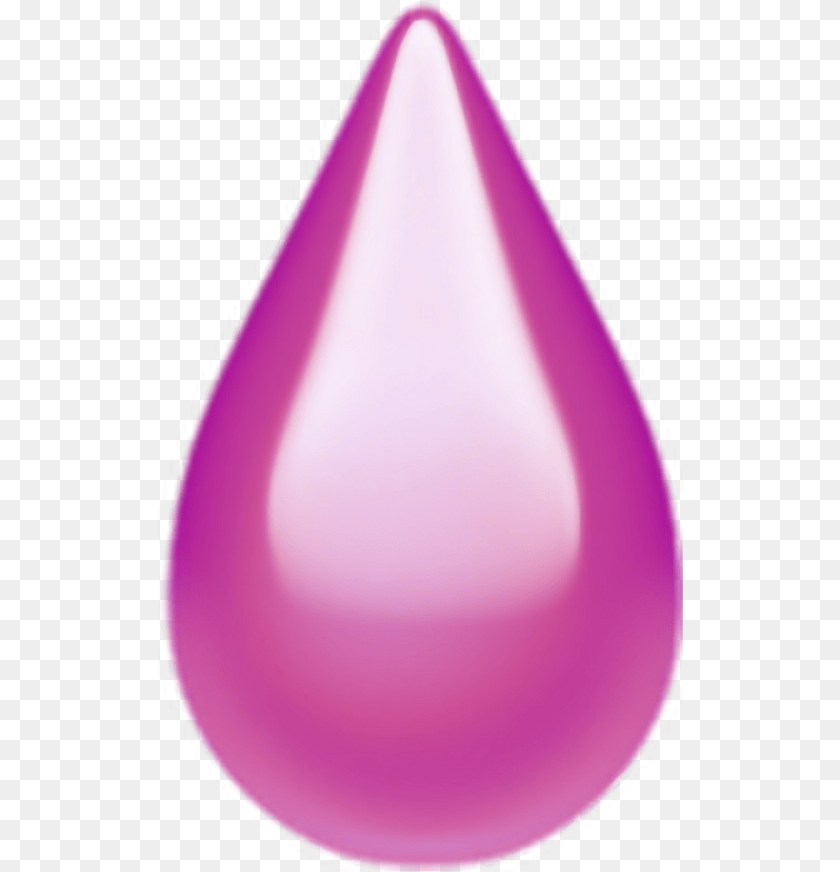 526x872 Pink Water Emoji Tumblr Aesthetic Cute Drop, Lighting, Purple, Clothing, Hat PNG