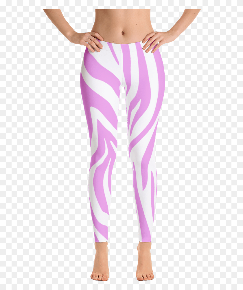 550x941 Pink Zebra Leggings Leggings, Pants, Clothing, Apparel HD PNG Download