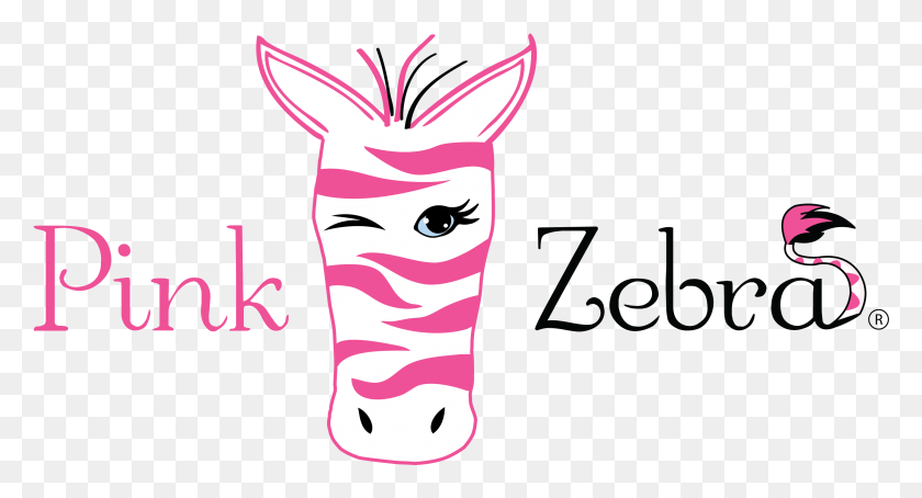 2969x1502 Pink Zebra Logo Pink Zebra Consultor Independiente, Mamífero, Animal, Cerdo Hd Png