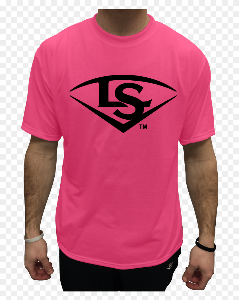 694x993 PinkblackTitle Pinkblack Louisville Slugger Pink Shirt, Clothing, Apparel, Sleeve HD PNG Download