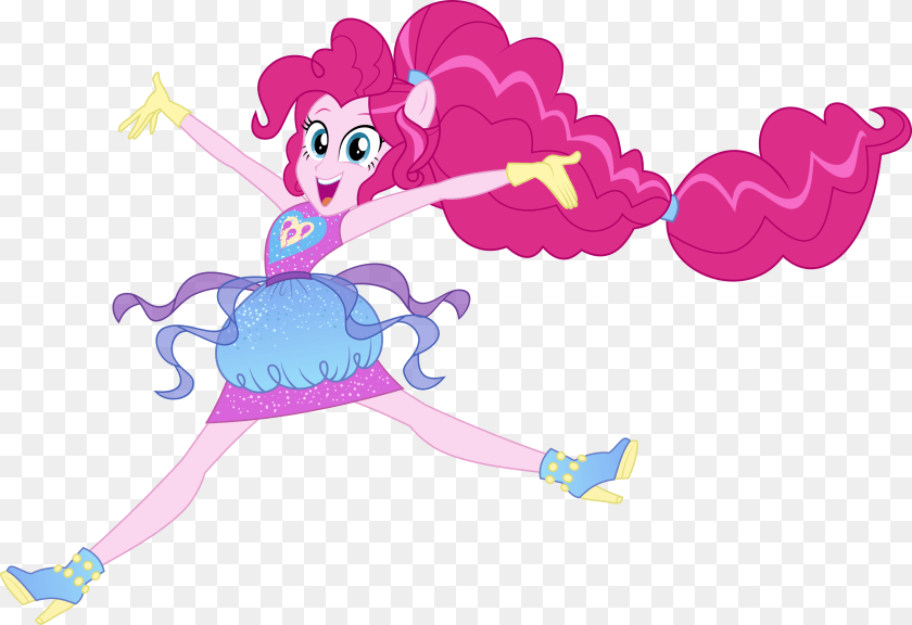 2919x2000 Pinkie Pie Transformation Forgotten Friendship Mlp Eg Forgotten Friendship Pinkie Pie, Dancing, Leisure Activities, Person, Purple Sticker PNG