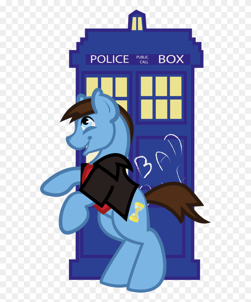 574x949 Pinksaphires Bad Wolf Doctor Who Doctor Whooves Cartoon, Poster, Advertisement, Graphics HD PNG Download
