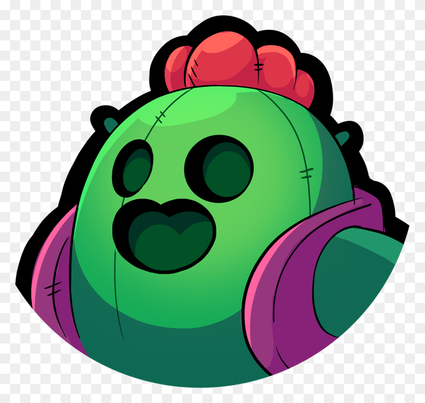 1076x1019 Pinky Spike Brawl Stars, Green, Sphere, Graphics HD PNG Download