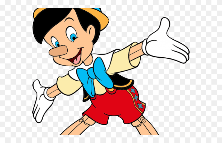 603x481 Pinocchio Clipart Disney Pinocchio Black And White Clipart, Person, Human, Hand HD PNG Download
