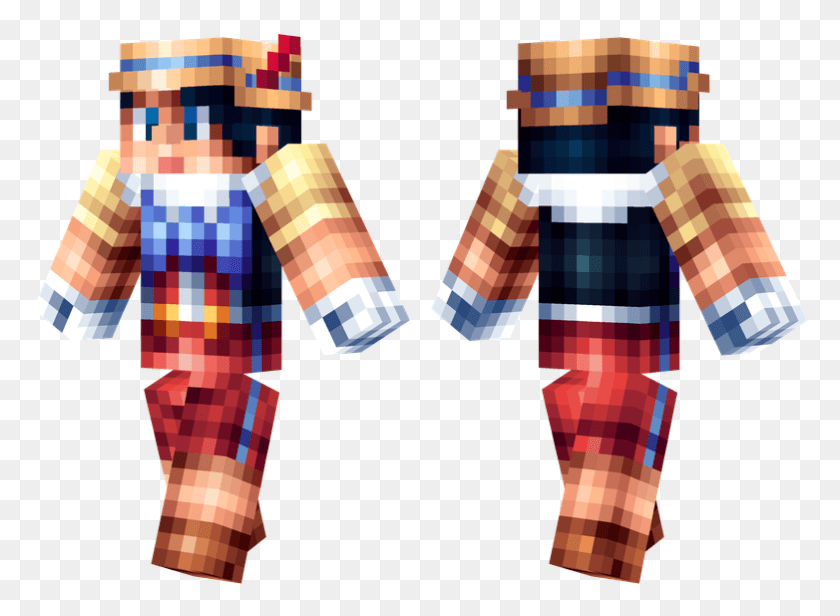 782x558 Pinocchio Minecraft Pc Skins Disney, Clothing, Apparel, Costume HD PNG Download