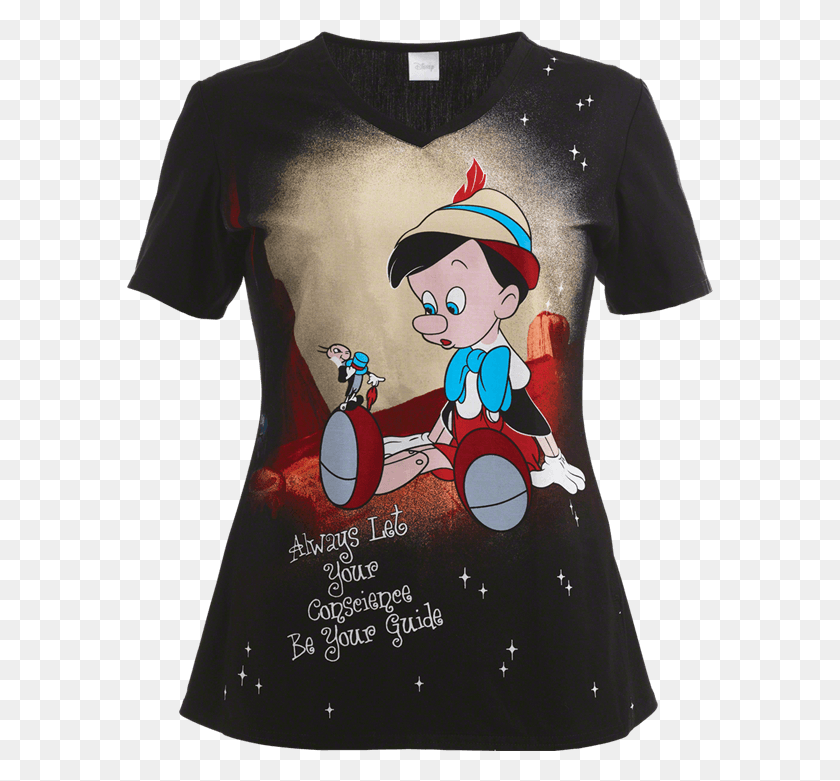 587x721 Pinocchio Scrubs, Clothing, Apparel, T-Shirt Descargar Hd Png