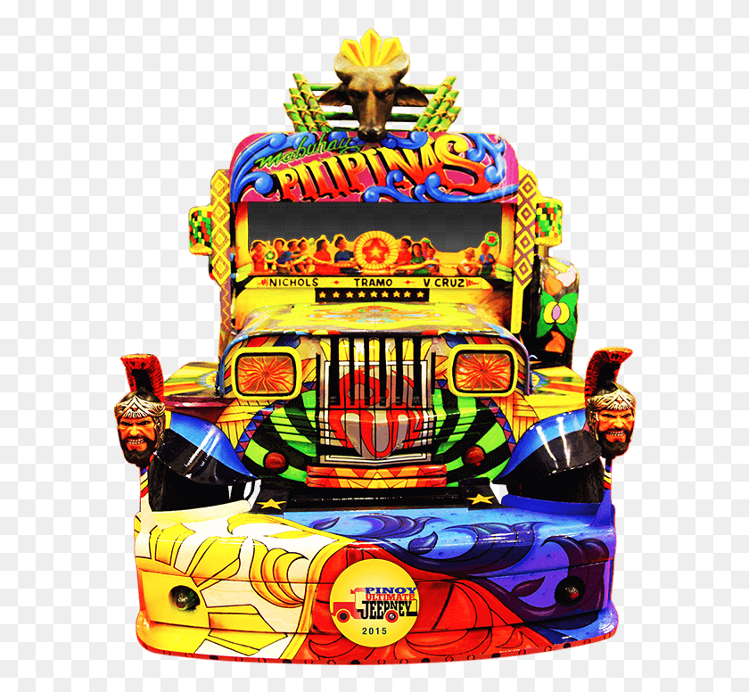 588x716 Descargar Png Pinoy Jeep Fiesta Jeepney, Máquina De Juego De Arcade, Pastel De Cumpleaños, Pastel Hd Png