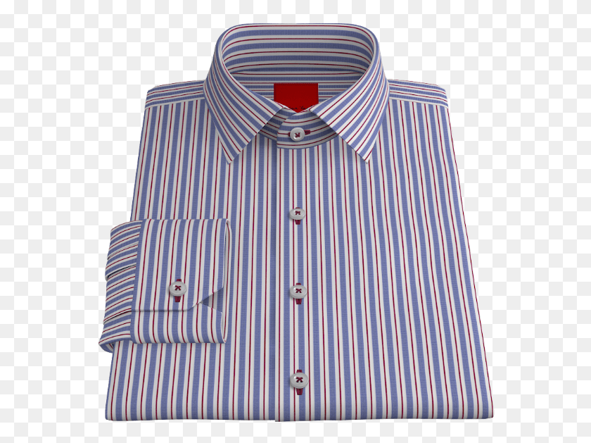 567x569 Pinstripe Red Amp Blue Oxford S250 Red And Blue Oxford, Clothing, Apparel, Shirt HD PNG Download