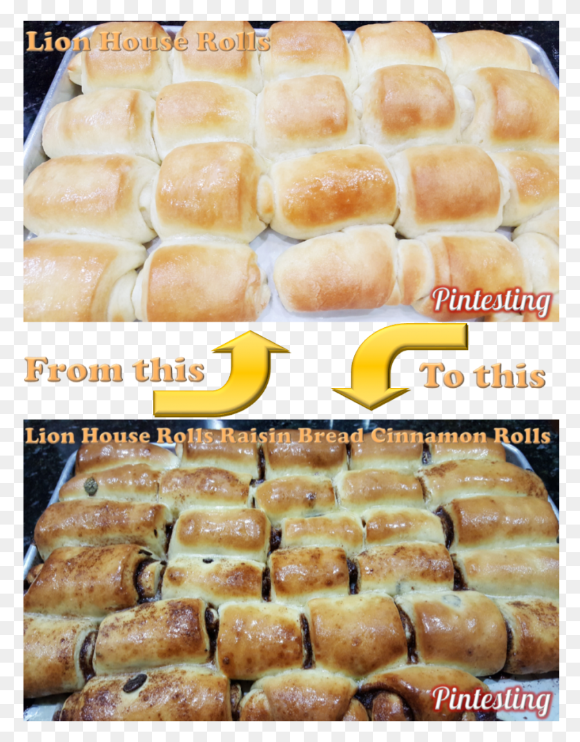 922x1200 Pintesting Lion House Rolls To Raisin Bread Cinnamon Bun, Food, Dessert, Pastry HD PNG Download