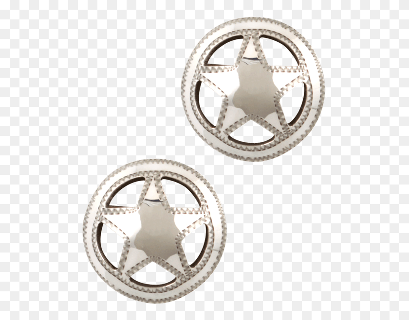 507x599 Pinto Ranch Quarter Star Cufflinks Emblem, Symbol, Star Symbol, Logo HD PNG Download