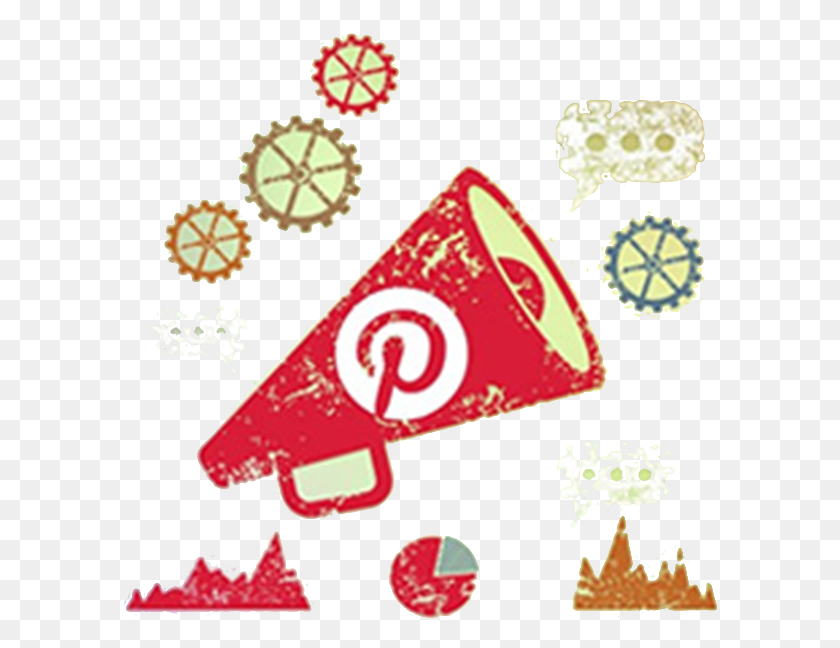 595x588 Pintrest Marketing Triangle, Logo, Symbol, Trademark HD PNG Download