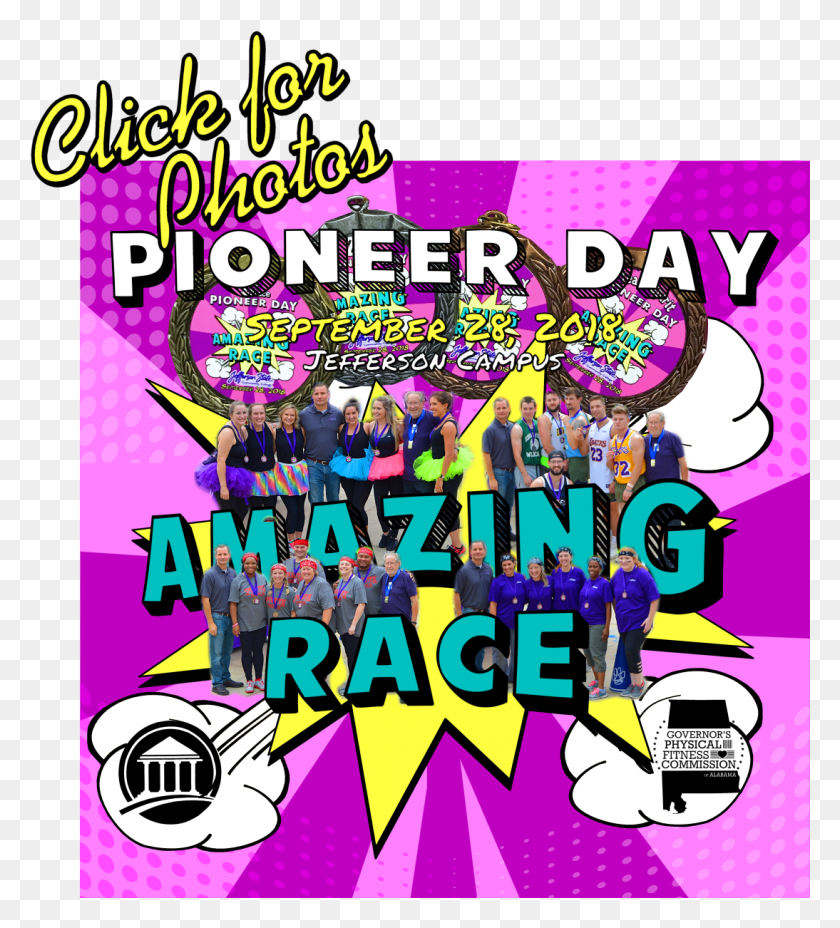 1094x1218 Pioneer Day Amp Amazing Race Poster, Flyer, Paper, Advertisement HD PNG Download