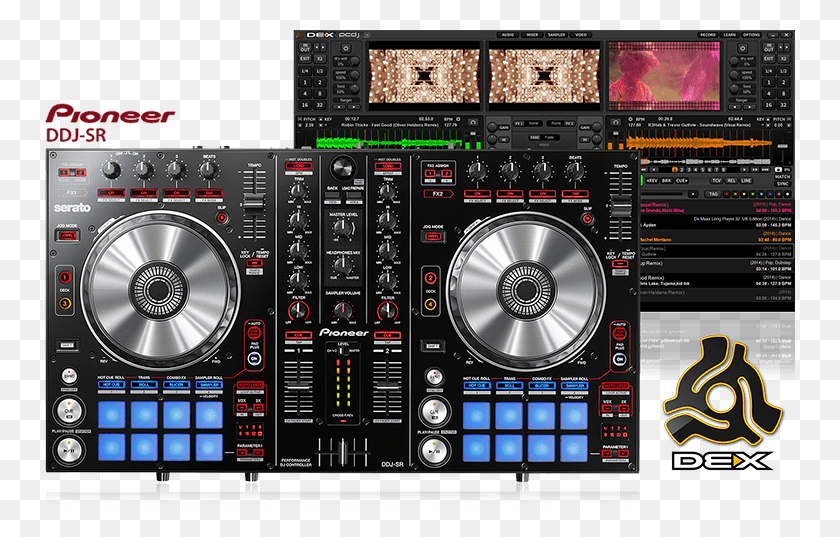 750x477 Pioneer Ddj Sr Performance Dj Controller Specifications Pioneer Dj Ddj Sr, Electronics, Stereo, Studio HD PNG Download