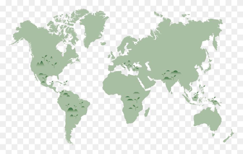 2070x1260 Типы И Происхождение Трубочного Табака Карта Мира, Карта, Диаграмма, Участок Hd Png Скачать