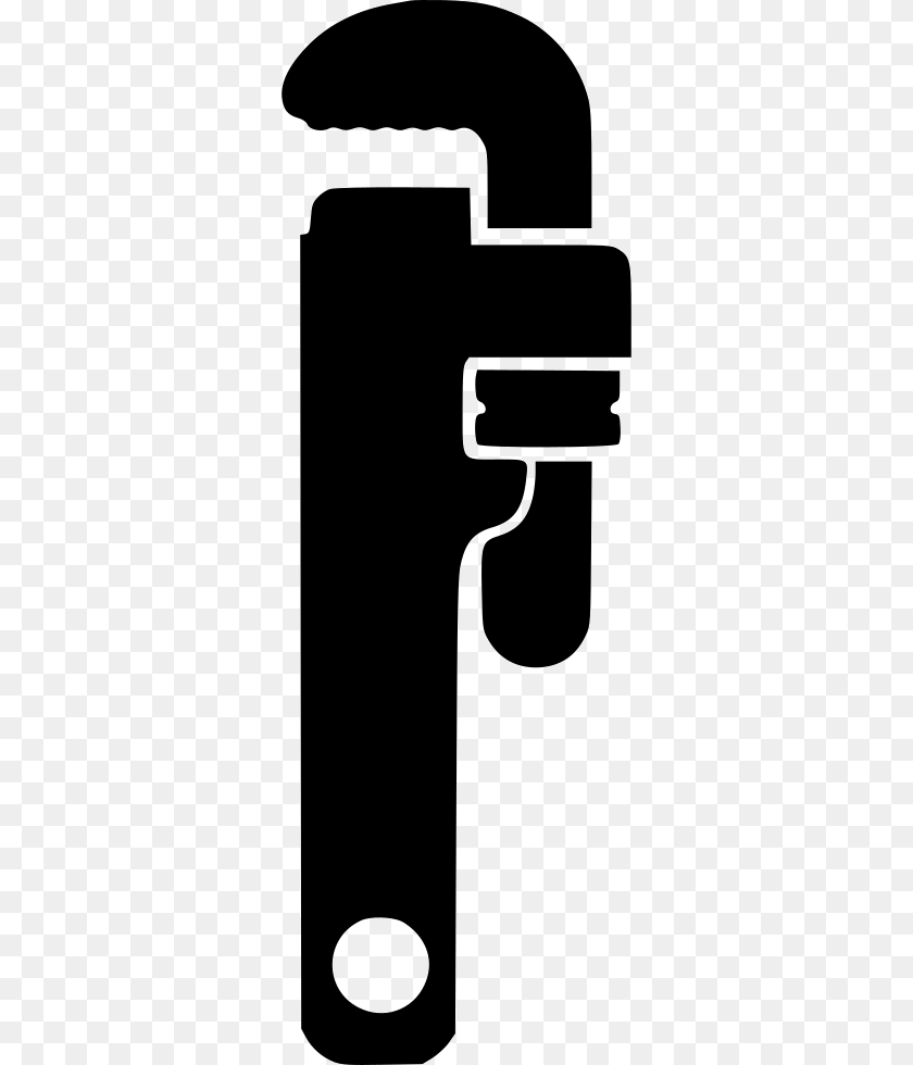 322x980 Pipe Wrench Icon Clipart PNG