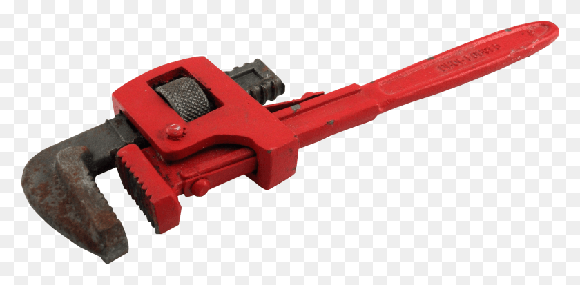 1863x845 Pipe Wrench Transparent Pipe Wrench, Vise, Gun, Weapon HD PNG Download