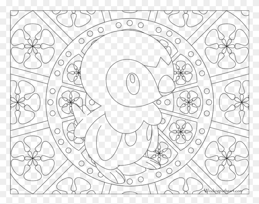 833x643 Piplup Pokemon Coloring, Gray, World Of Warcraft HD PNG Download