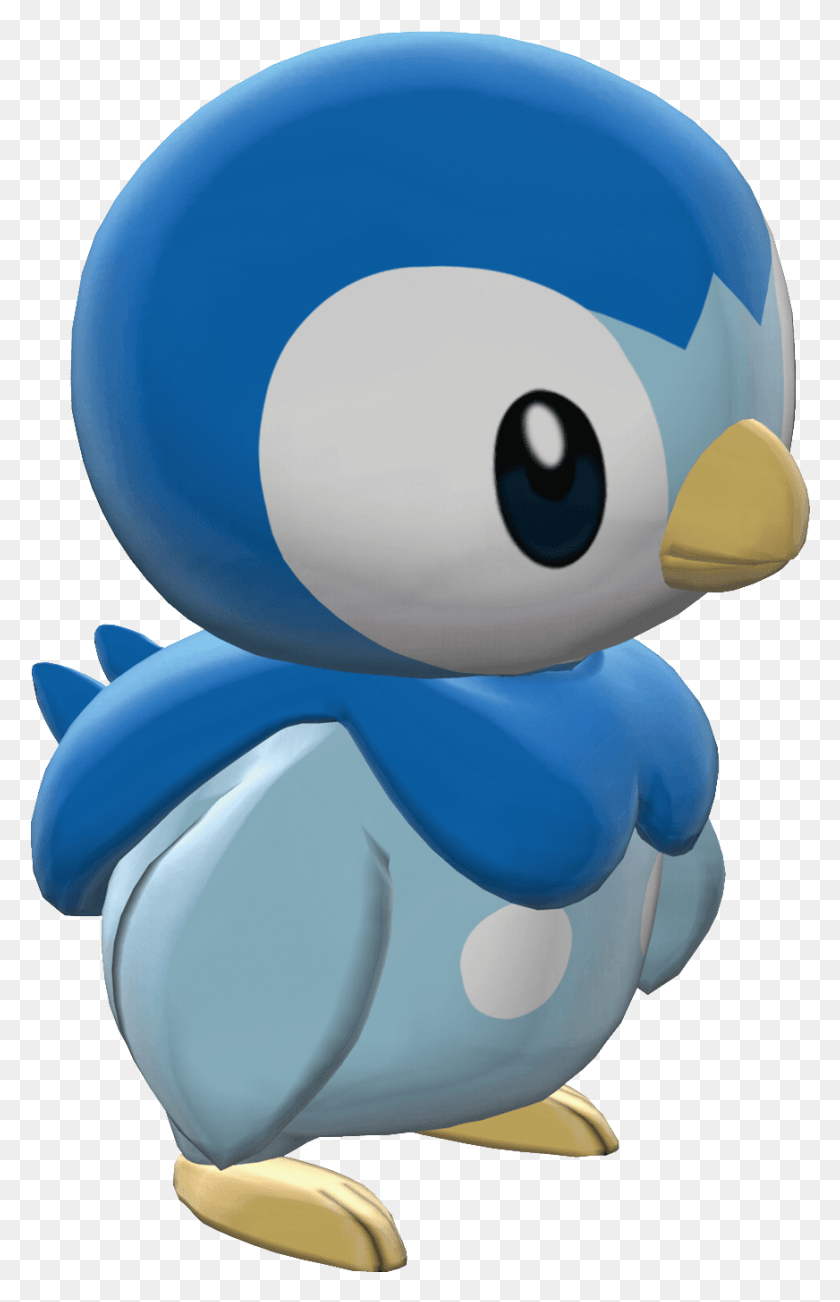 872x1389 Piplup Sideview Pokemon Piplup, Toy, Balloon, Ball HD PNG Download