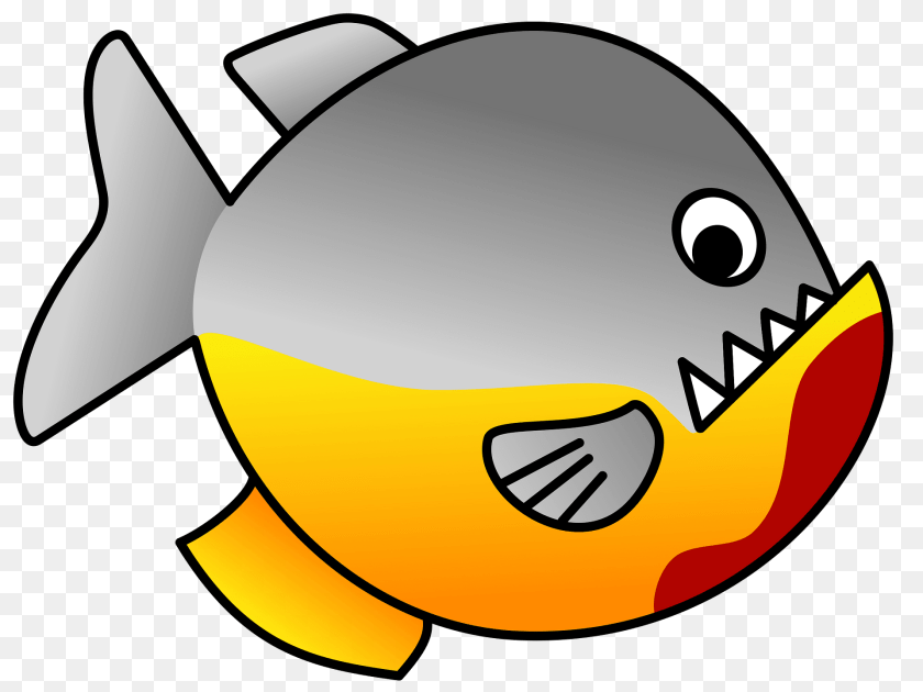 1920x1440 Piranha Animal, Fish, Sea Life Clipart PNG