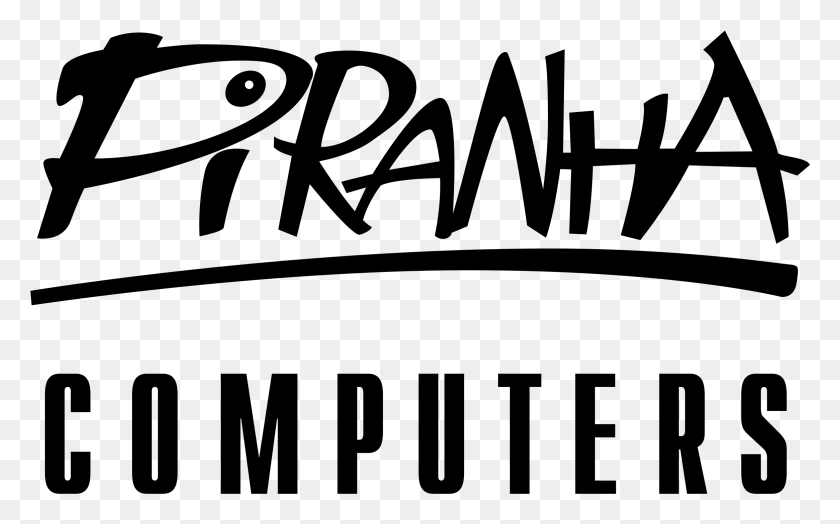 2331x1387 Piranha Computers Logo Transparent Calligraphy, Gray, World Of Warcraft HD PNG Download